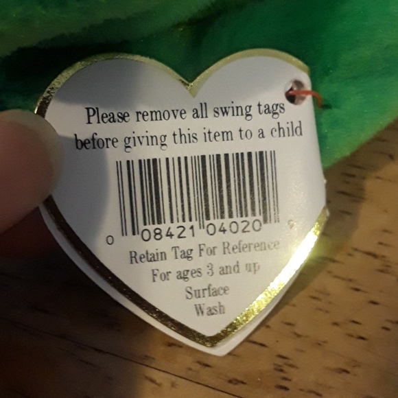 •Original Beanie Babies Collection Legs the frog - Picture 4 of 11